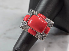 Load image into Gallery viewer, Womens Vintage Estate Sterling Silver Modernist Ring 12.0g E1882
