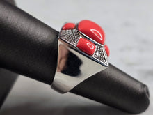 Load image into Gallery viewer, Womens Vintage Estate Sterling Silver Modernist Ring 12.0g E1882