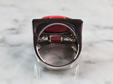 Load image into Gallery viewer, Womens Vintage Estate Sterling Silver Modernist Ring 12.0g E1882