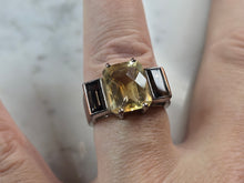 Load image into Gallery viewer, Womens Vintage Estate Sterling Silver Multi Stone Modernist Ring 9.2g E1897