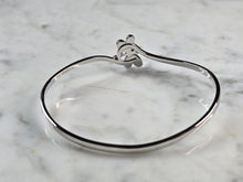 Load image into Gallery viewer, Womens Sterling Silver Blue Opal Dragonfly Bangle Bracelet 12.0g E1900