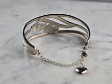 Load image into Gallery viewer, Womens Sterling Silver Modernist Opal Cuff Bracelet 19.1g E1905