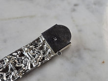 Load image into Gallery viewer, Mens Sterling Silver Nugget Bracelet 28.7g E1908