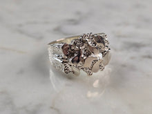 Load image into Gallery viewer, Mens Vintage Estate Sterling Silver Nugget Style Ring 5.3g E1909