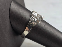 Load image into Gallery viewer, Mens Womens Vintage Estate Sterling Silver Nugget Style Ring 2.6g E1910