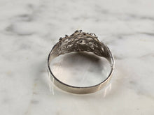 Load image into Gallery viewer, Mens Womens Vintage Estate Sterling Silver Nugget Style Ring 2.6g E1910