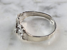Load image into Gallery viewer, Mens Womens Vintage Estate Sterling Silver Nugget Style Ring 2.6g E1910