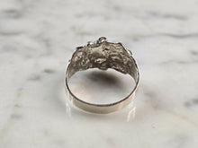 Load image into Gallery viewer, Womens Vintage Estate Sterling Silver Nugget Style Ring 2.0g E1911