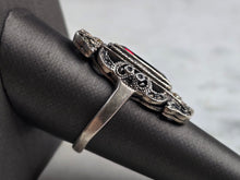 Load image into Gallery viewer, Womens Vintage Estate Sterling Silver Victorian Style Ring 9.2g E1912