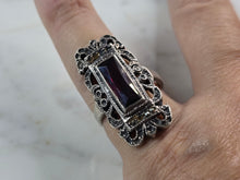 Load image into Gallery viewer, Womens Vintage Estate Sterling Silver Victorian Style Ring 9.2g E1912