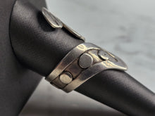 Load image into Gallery viewer, Womens Vintage Estate Sterling Silver Modernist Ring 8.0g E1915