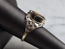 Load image into Gallery viewer, Womens Vintage Estate Sterling Silver Modernist Citrine Ring 3.6g #E1920