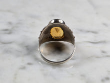 Load image into Gallery viewer, Womens Vintage Estate Sterling Silver Modernist Citrine Ring 3.6g #E1920