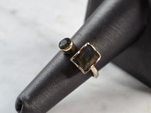Load image into Gallery viewer, Womens Vintage Estate Sterling Silver Labradorite Ring 2.9g E1928