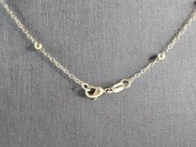 Load image into Gallery viewer, Womens Vintage Estate Sterling Silver Modernist Beaded Necklace 3.6g E1934