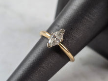 Load image into Gallery viewer, Womens Vintage Estate 14K Gold Marquise Diamond Engagement Ring  2.6g E1936