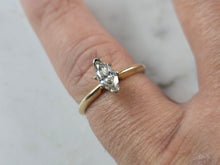 Load image into Gallery viewer, Womens Vintage Estate 14K Gold Marquise Diamond Engagement Ring  2.6g E1936