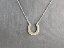 Load image into Gallery viewer, Womens Sterling Silver Tiffany &amp; Co. 1837 Lucky Horseshoe Necklace 2.6g E1938