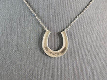 Load image into Gallery viewer, Womens Sterling Silver Tiffany &amp; Co. 1837 Lucky Horseshoe Necklace 2.6g E1938