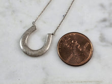 Load image into Gallery viewer, Womens Sterling Silver Tiffany &amp; Co. 1837 Lucky Horseshoe Necklace 2.6g E1938