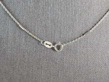 Load image into Gallery viewer, Womens Sterling Silver Gold Tone Diamond Cross Pendant Necklace 3.2g E1942