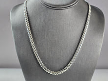 Load image into Gallery viewer, Mens Vintage Estate Sterling Silver Cuban Link Italian Necklace 44.5g E1944