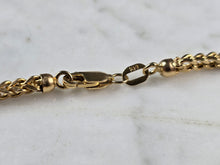Load image into Gallery viewer, Mens Vintage Estate 14K Yellow Gold Cuban Link Necklace 15.4g E1949