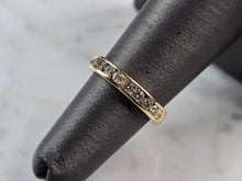 Load image into Gallery viewer, Womens Vintage Estate 14K Yellow Gold Diamond Ring 3.5g E1955