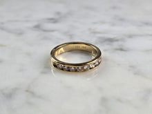 Load image into Gallery viewer, Womens Vintage Estate 14K Yellow Gold Diamond Ring 3.5g E1955