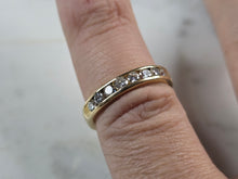 Load image into Gallery viewer, Womens Vintage Estate 14K Yellow Gold Diamond Ring 3.5g E1955