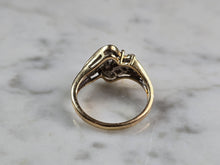Load image into Gallery viewer, Womens Vintage Estate 14K Yellow Gold Modernist Diamond Ring 3.5g E1956