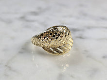 Load image into Gallery viewer, Womens 10K Yellow Gold Modernist Filigree Ring 1.7g E1965