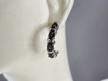 Load image into Gallery viewer, Womens Estate Sterling Silver Smoky Quartz Earrings 5.6g E1983