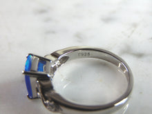 Load image into Gallery viewer, Womens Sterling Silver Modernist Opal Ring 3.3g E2002