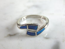 Load image into Gallery viewer, Womens Sterling Silver Modernist Opal Ring 3.0g E2021