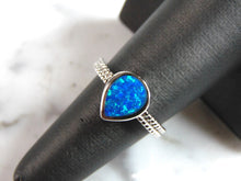 Load image into Gallery viewer, Womens Sterling Silver Modernist Opal Ring 4.5g E2029