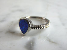Load image into Gallery viewer, Womens Sterling Silver Modernist Opal Ring 4.5g E2029