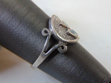 Load image into Gallery viewer, Womens Vintage Estate Sterling Silver Modern Abstract Abalone Ring 3.3g E2094