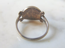 Load image into Gallery viewer, Womens Vintage Estate Sterling Silver Modern Abstract Abalone Ring 3.3g E2094