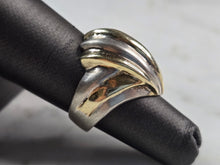 Load image into Gallery viewer, Womens Vintage Estate Sterling Silver Modern Contemporary Ring, 8.1g E2104