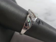 Load image into Gallery viewer, Womens Sterling Silver Modernist Opal Ring 4.8g E2126