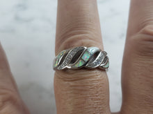 Load image into Gallery viewer, Womens Sterling Silver Modernist Opal Ring 4.8g E2126