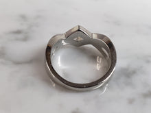 Load image into Gallery viewer, Womens Sterling Silver Modernist Opal Ring 4.0g E2133