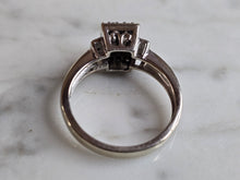 Load image into Gallery viewer, Womens Vintage Estate 10K White Gold Diamond Ring, 3.7g E2229