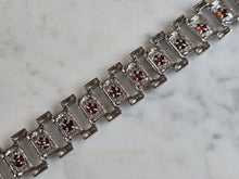 Load image into Gallery viewer, Womens Vintage Estate Sterling Silver Art Deco Bracelet 31.8g E2274
