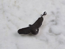 Load image into Gallery viewer, Womens Sterling Silver Opal Seagull Bird Pendant 4.3g E2311