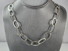 Load image into Gallery viewer, Womens Vintage Estate Sterling Silver Modernist Necklace 23.6g E2357