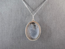 Load image into Gallery viewer, Womens Sterling Silver Victorian Style Cameo Pendant Necklace 7.4g E2360