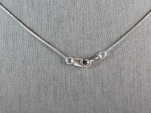 Load image into Gallery viewer, Vintage Sterling Silver 10K Gold Diamond Heart Pendant Necklace 3.9g E2363