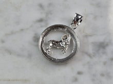 Load image into Gallery viewer, Womens Vintage Estate Sterling Silver Zodiac Aries Pendant 4.1g E2373